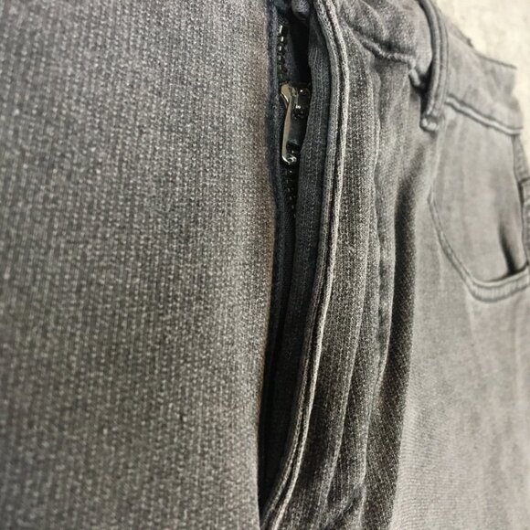 Dream Jeannes Quacker Factory Jeans 10 30 High Rise Boot Gray Soft Stretch Solid - Picture 6 of 14